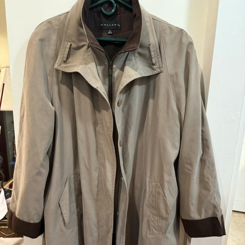 Gallery All-Weather Full-Length Coat, Size XL